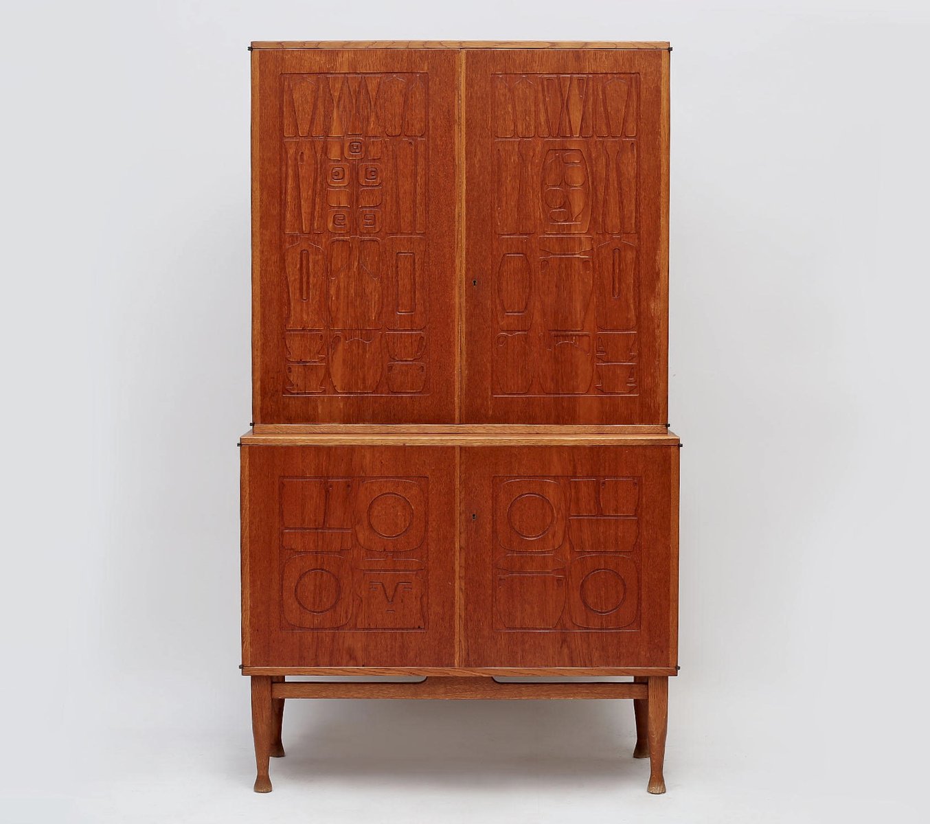 Mid century swedish krus cabinet by yngve ekstrom for westbergs ... Alvar aalto møbler