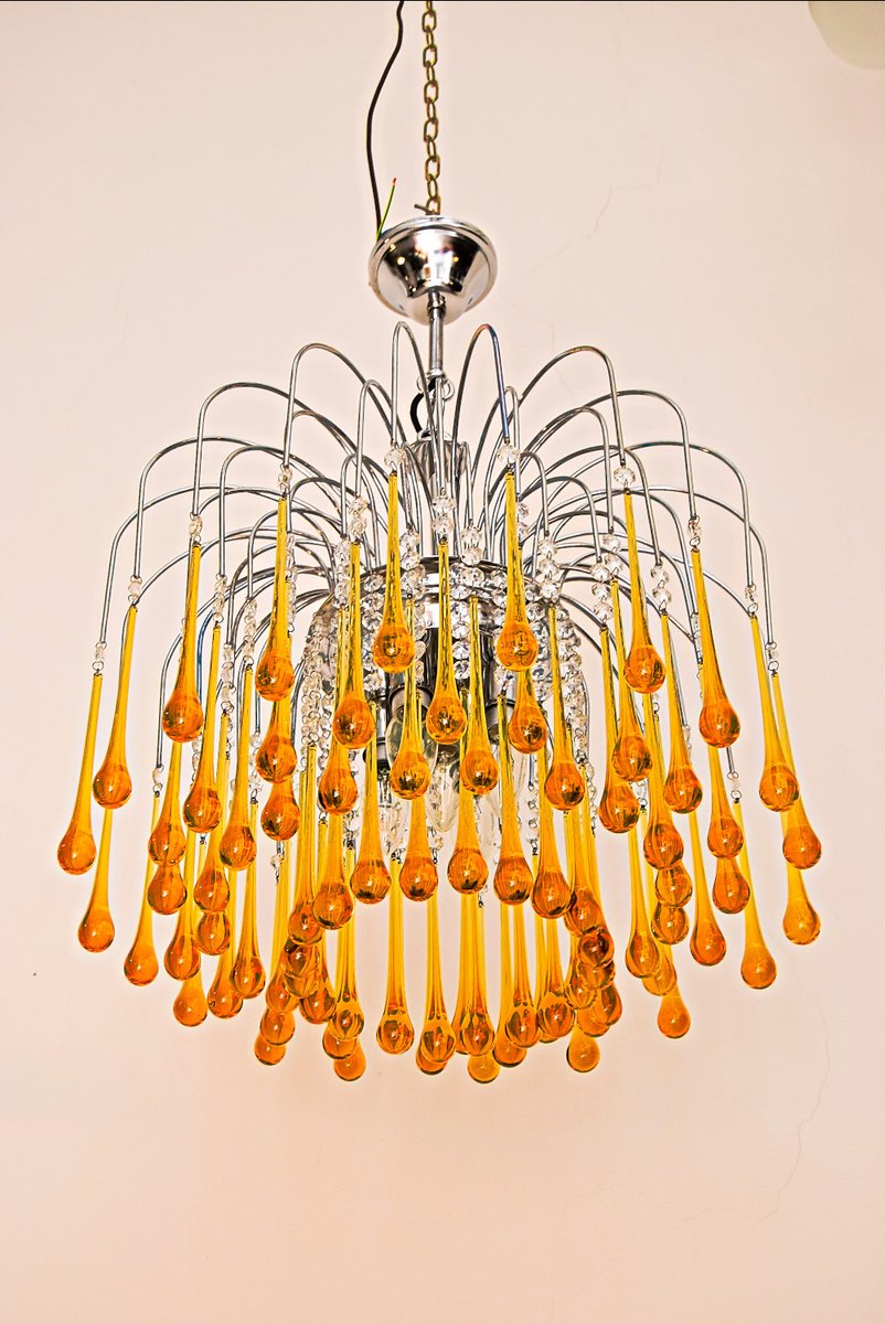 Murano Glass Chandelier By Paolo Venini 1960s For At Pamono Murano Glass Chandelier By Paolo Venini 1960s