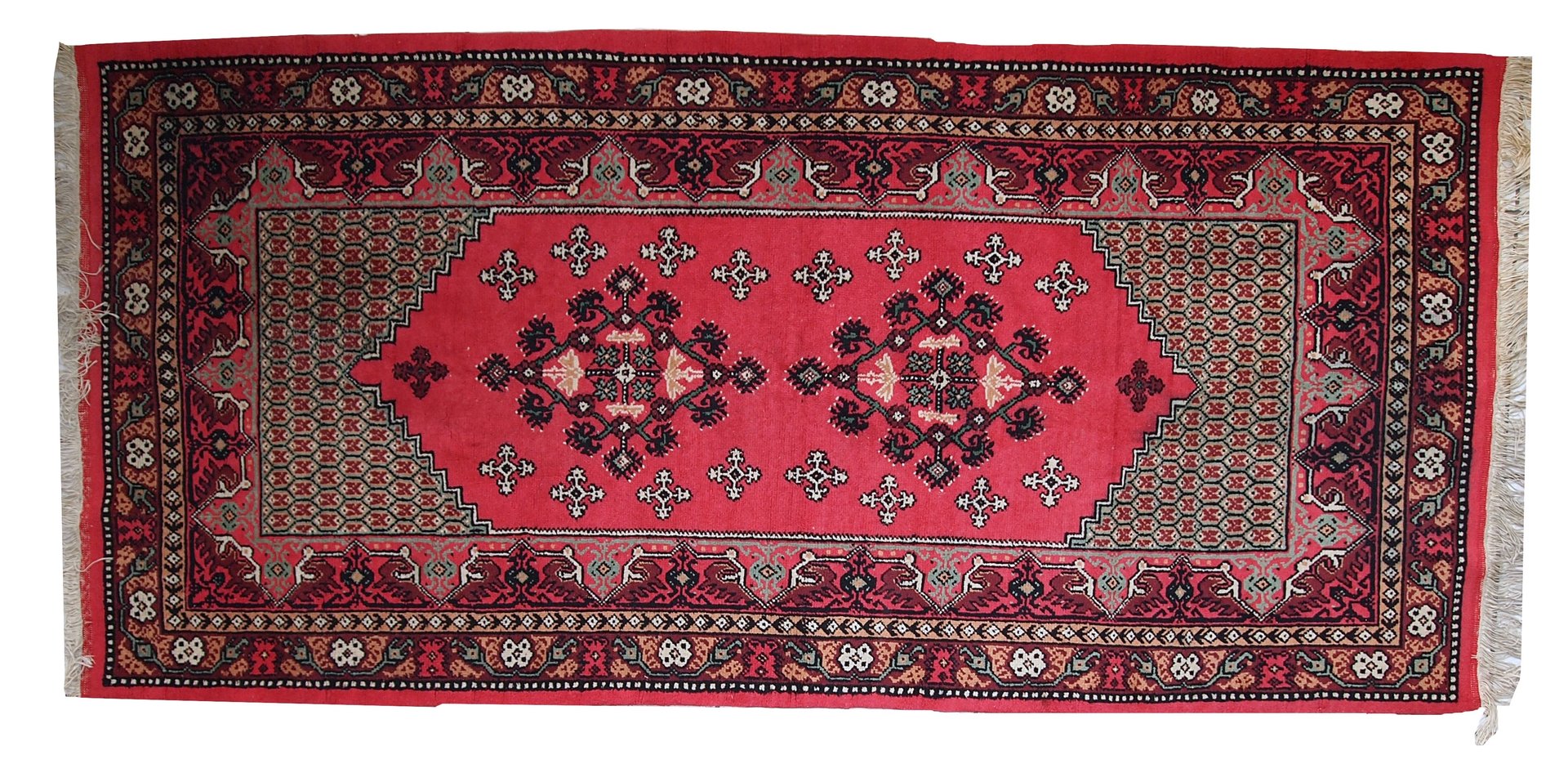 Vintage Handmade Algerian Berber Rug, 1970s for sale at Pamono