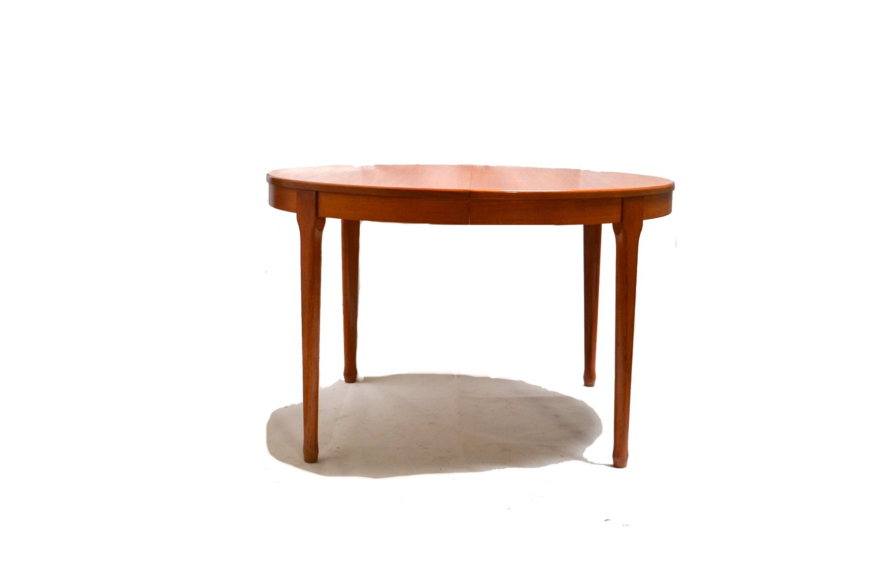 Vintage Extendable Round Dining Table From Meubles Tv For At Pamono Vintage Extendable Round Dining Table From Meubles Tv