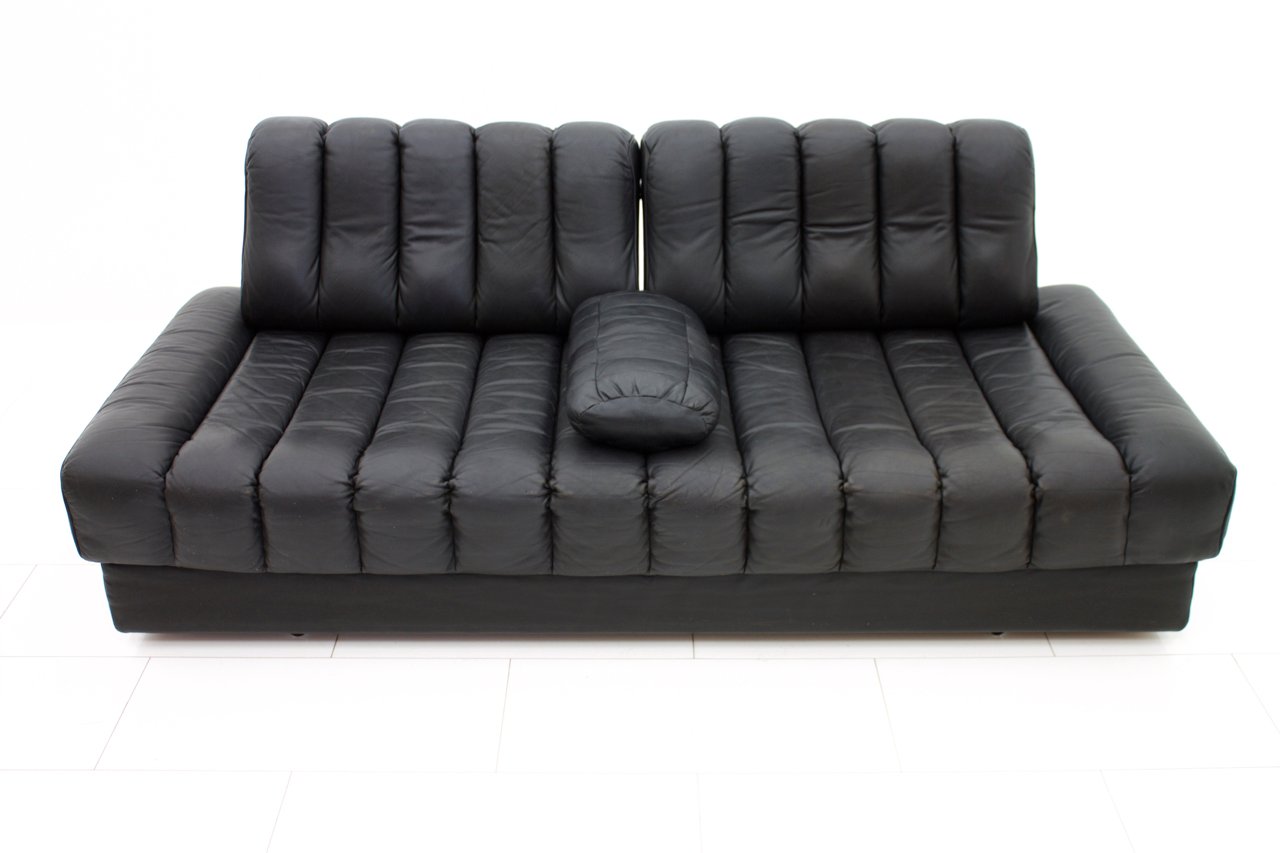 Swiss Ds 85 Leather Sofa And Daybed From De Sede 1960s For Swiss Ds 85 Leather Sofa And Daybed From De Sede 1960s