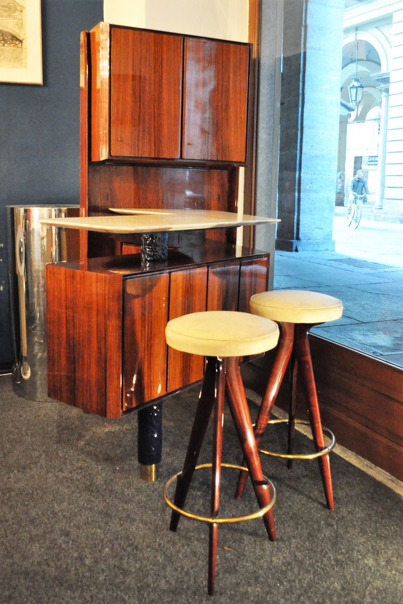 Vintage Italian Mobile Bar By Osvaldo Borsani For Varedo Vintage Italian Mobile Bar By Osvaldo Borsani For Varedo 1950s At Pamono