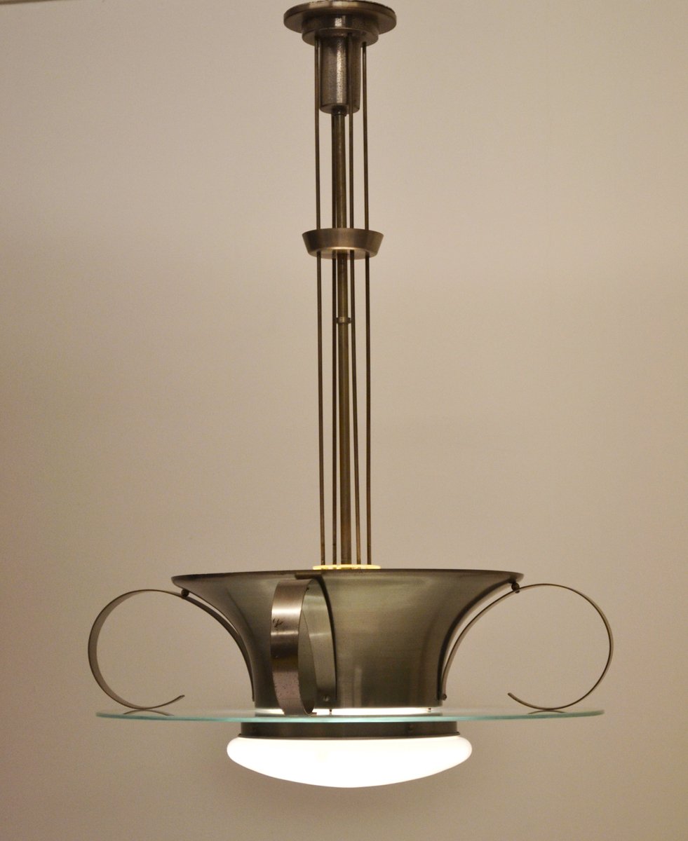 Large Giso 2094 Pendant Light From Gispen 1950s For At Pamono 1 110 00