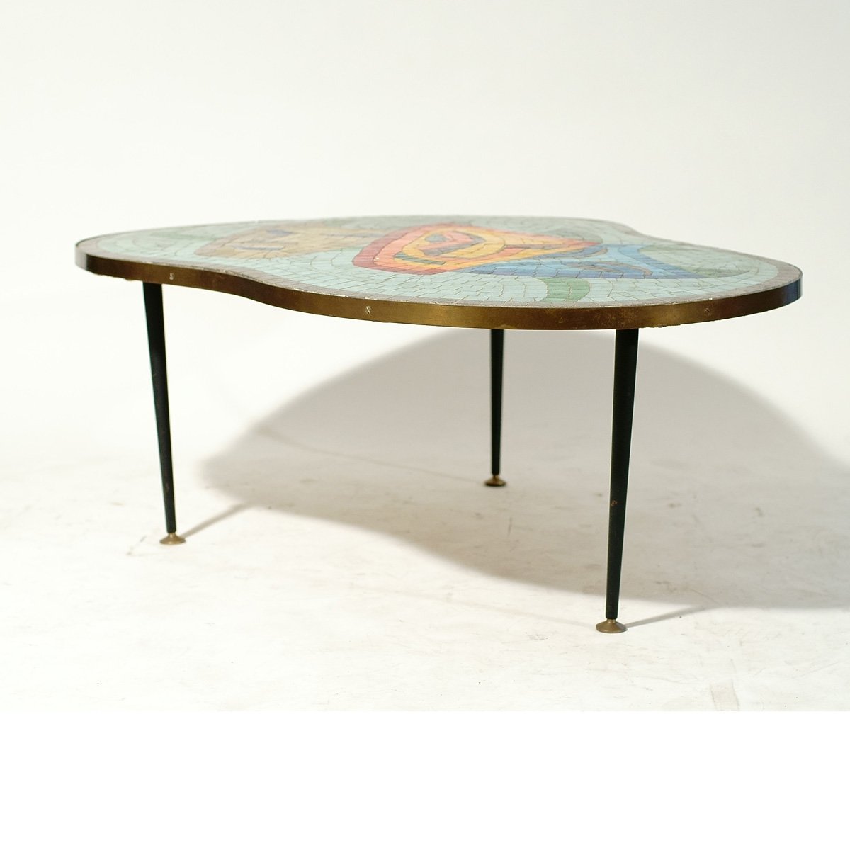 Mosaic Topped Coffee Table 1960s For At Pamono Mosaic Topped Coffee Table 1960s 4 2 856 00