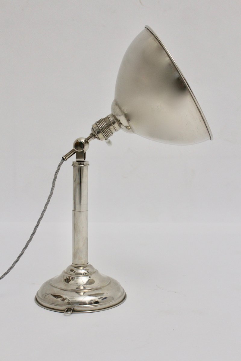 Chromed Table Lamp 1930s For At Pamono Chromed Table Lamp 1930s