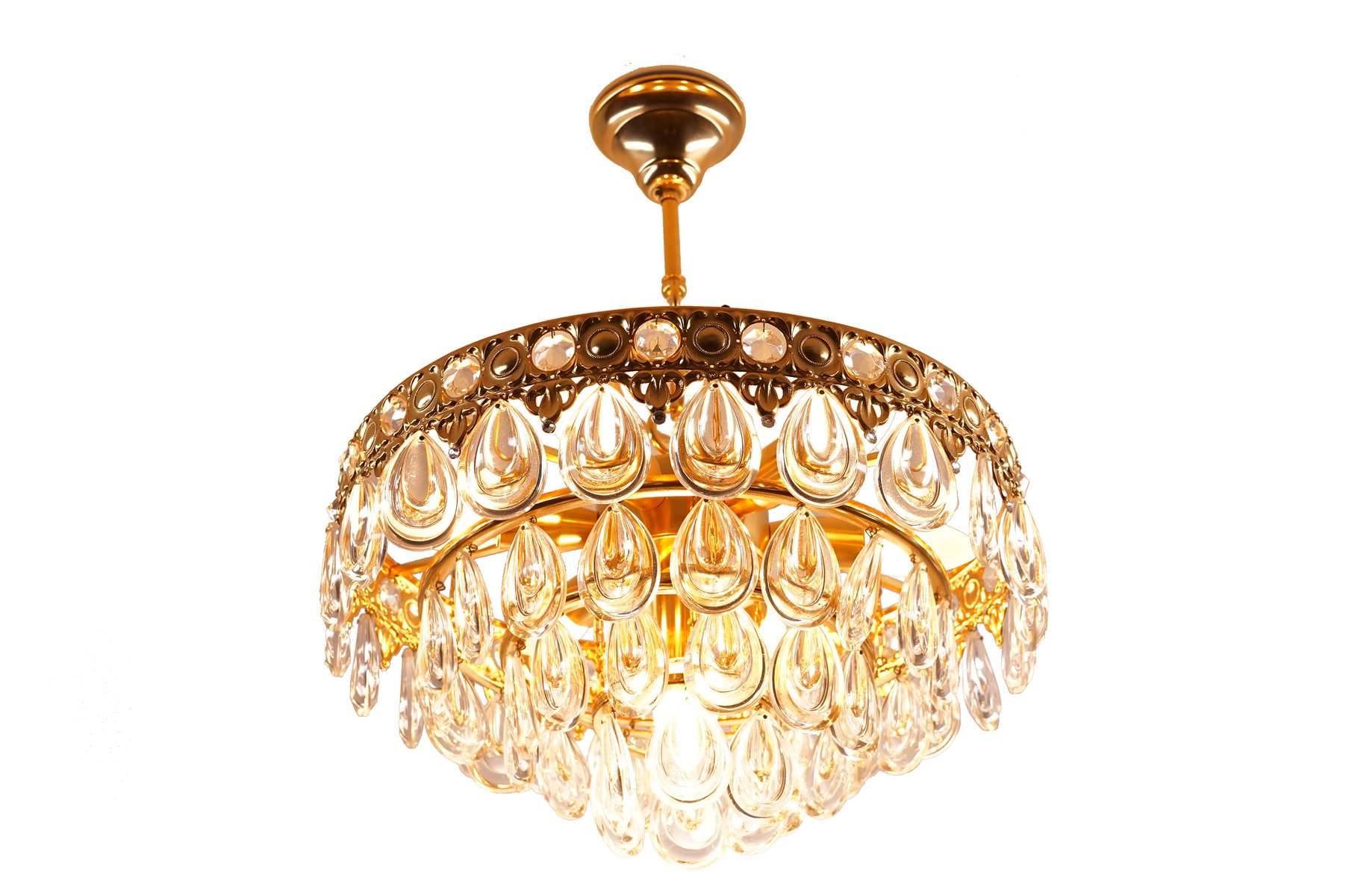 Vintage Teardrop Crystal Chandelier From Palwa For At Pamono Vintage Teardrop Crystal Chandelier From Palwa