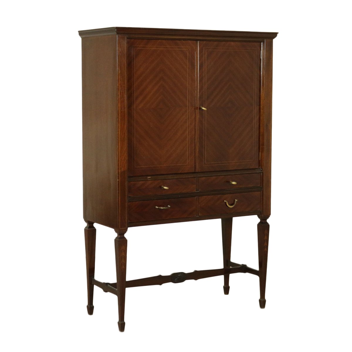 Mid Century Cupboard mid century cabinet in rosewood veneer glass mirror for Mid Century Cupboard mid century cabinet in rosewood veneer glass mirror for