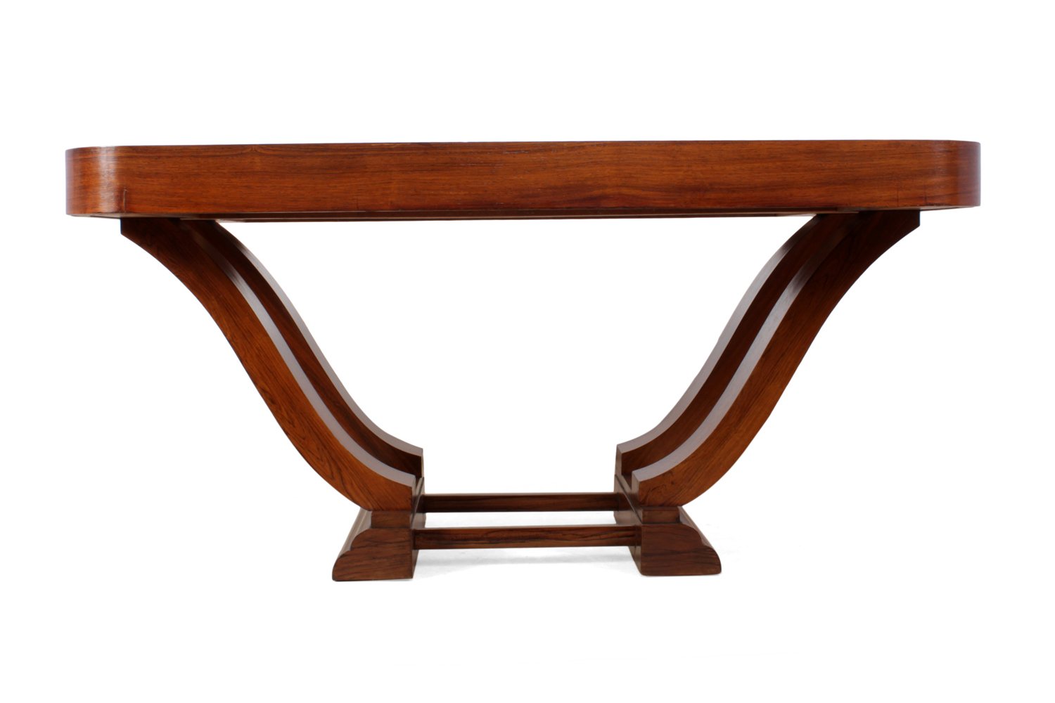 French Art Deco Dining Table In Rosewood 1920s For Sale At Pamono