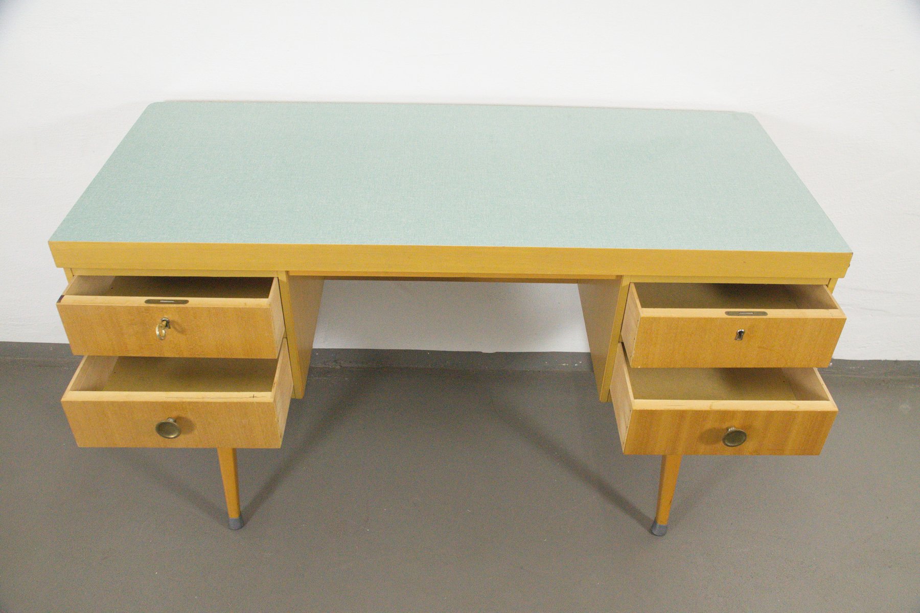 German Desk With Laminated Top From Ekawerk 1950s For At Pamono Price Per Piece