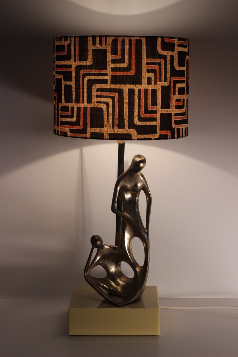MidCentury Italian Modern Sculptural Table Lamp for sale at Pamono