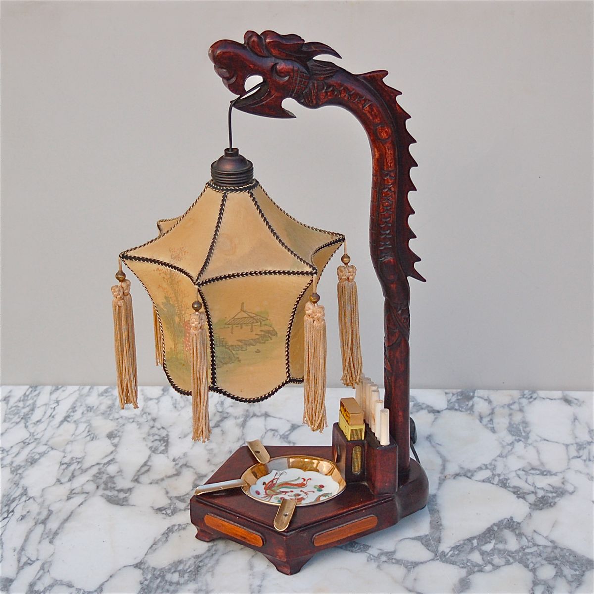 Antique Chinese Dragon Table Lamp Design Ideas