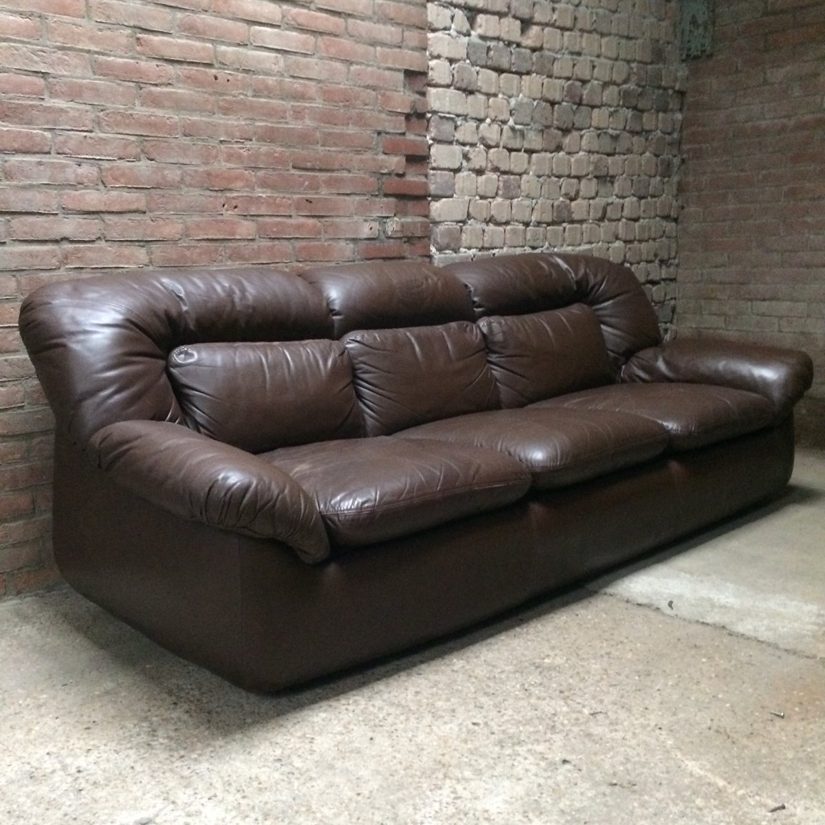 Vintage Leather Sofa 1960s For At Pamono Vintage Leather Sofa 1960s