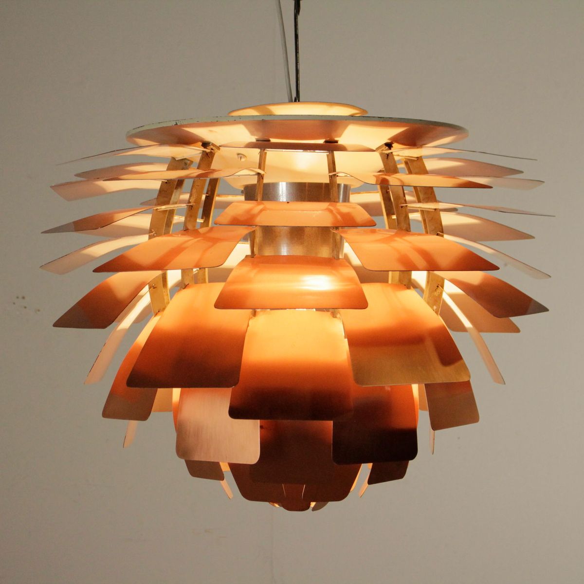 Artichoke Copper Ceiling Lamp by Poul Henningsen for Louis ...