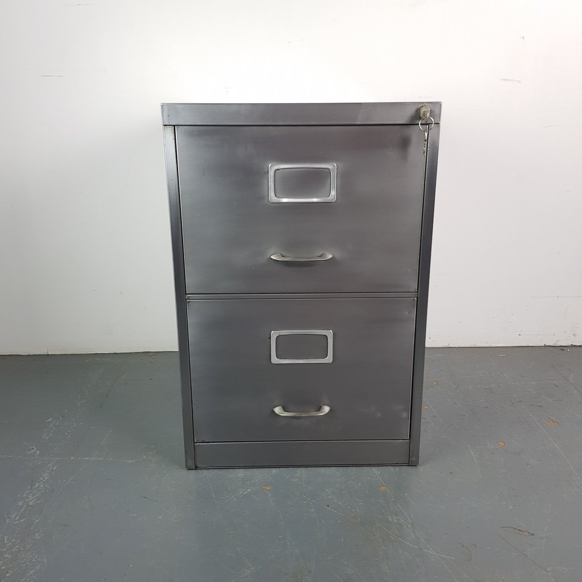 Vintage Stripped Roneo Steel Filing Cabinet 1960s For Sale At Pamono