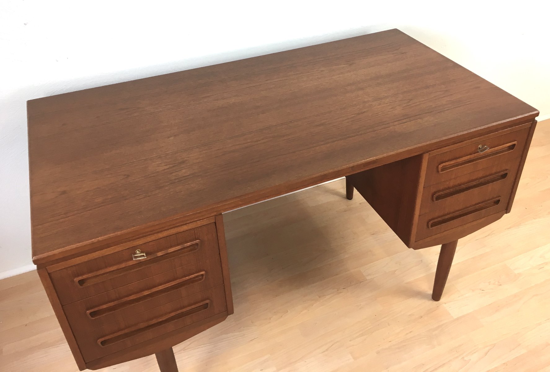 Danish Freestanding Desk By J Svenstrup For Andres Pedersen S Per Piece