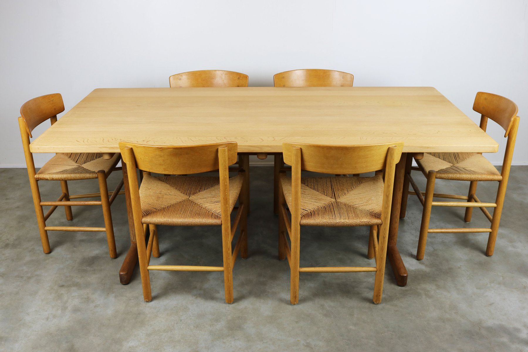 Danish Shaker Dining Room Set J39 Chairs & 6286 Table By B¸rge