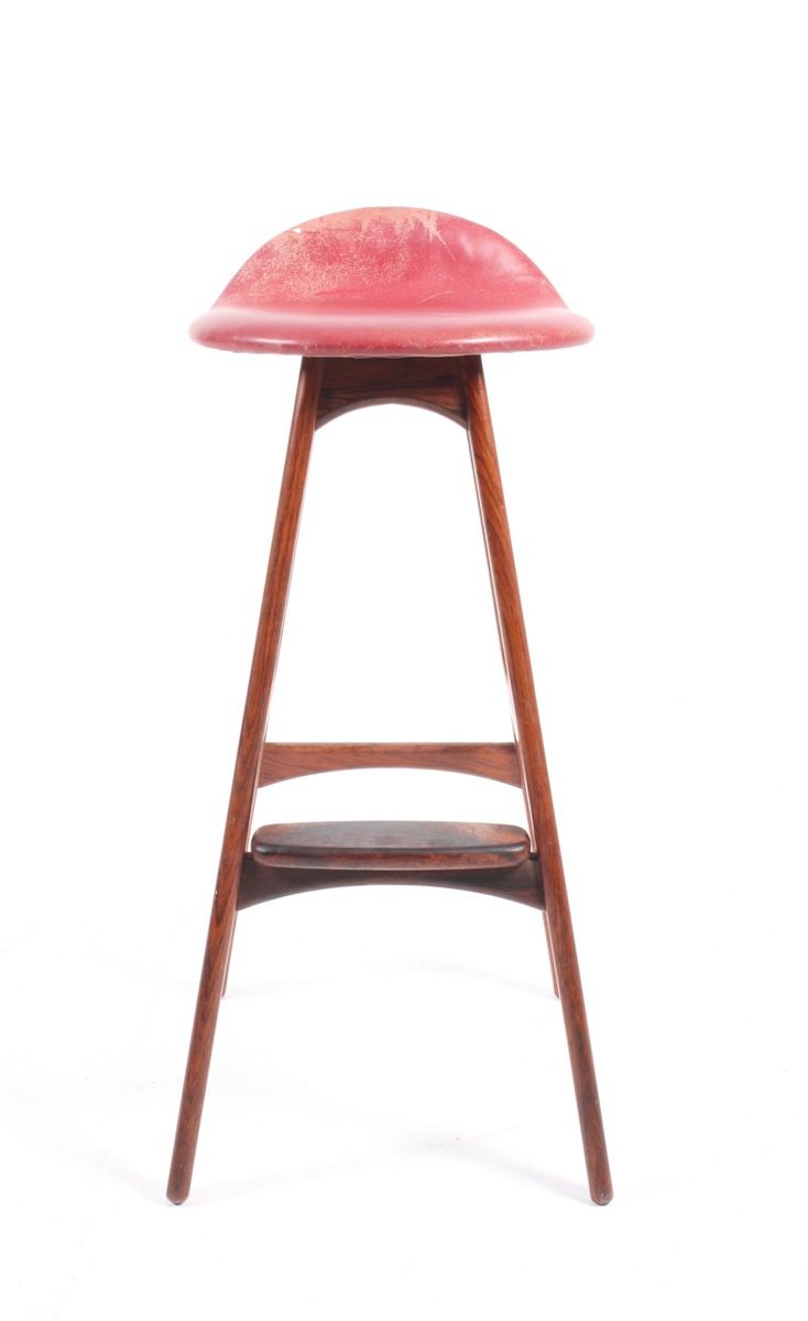 Vintage rosewood barstools by erik buch for odense møbelfabrik ... Bolighuse odense