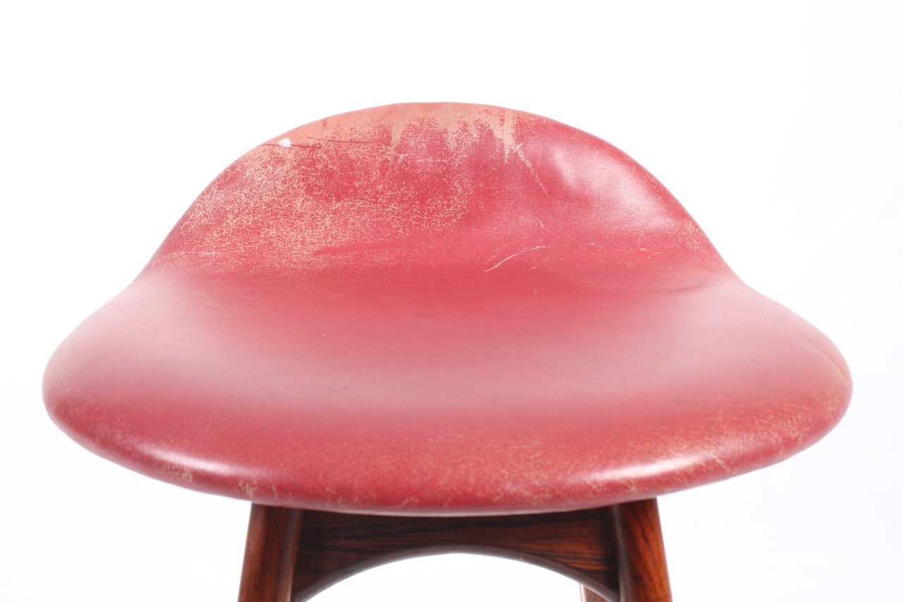 Vintage rosewood barstools by erik buch for odense møbelfabrik ... Bolighuse odense