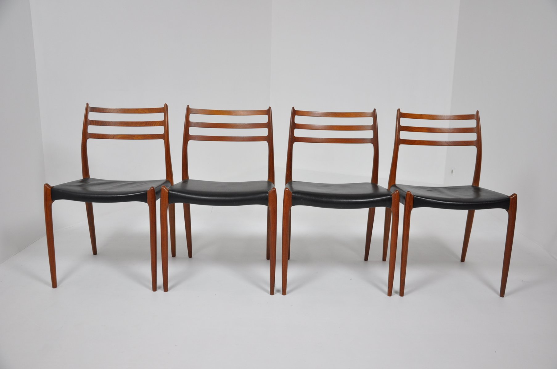 Vintage Danish Dining Chairs By Niels O Møller For J L Møllers Vintage Danish Dining Chairs By Niels O Møller For J L Møllers 1960s Set Of 4