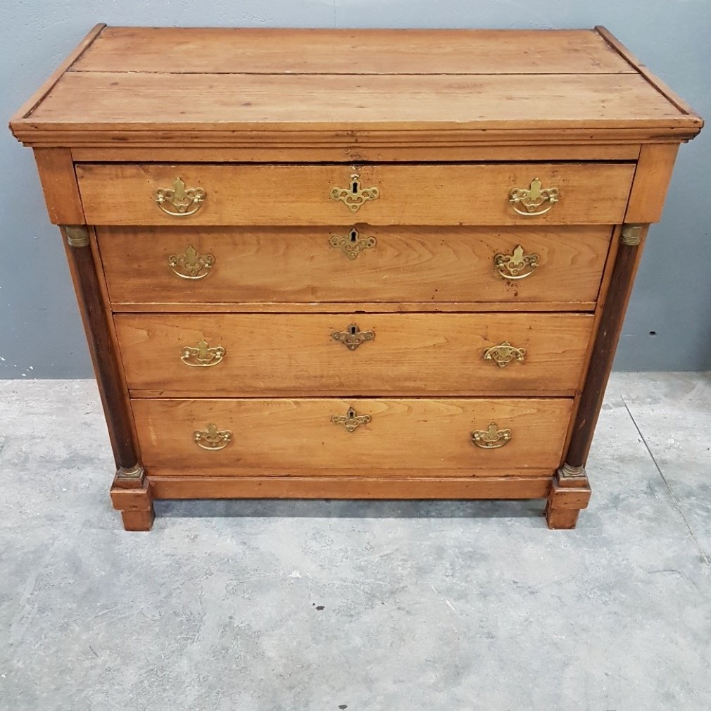 Antique Oak Empire Chest of Drawers, 1810 for sale at Pamono