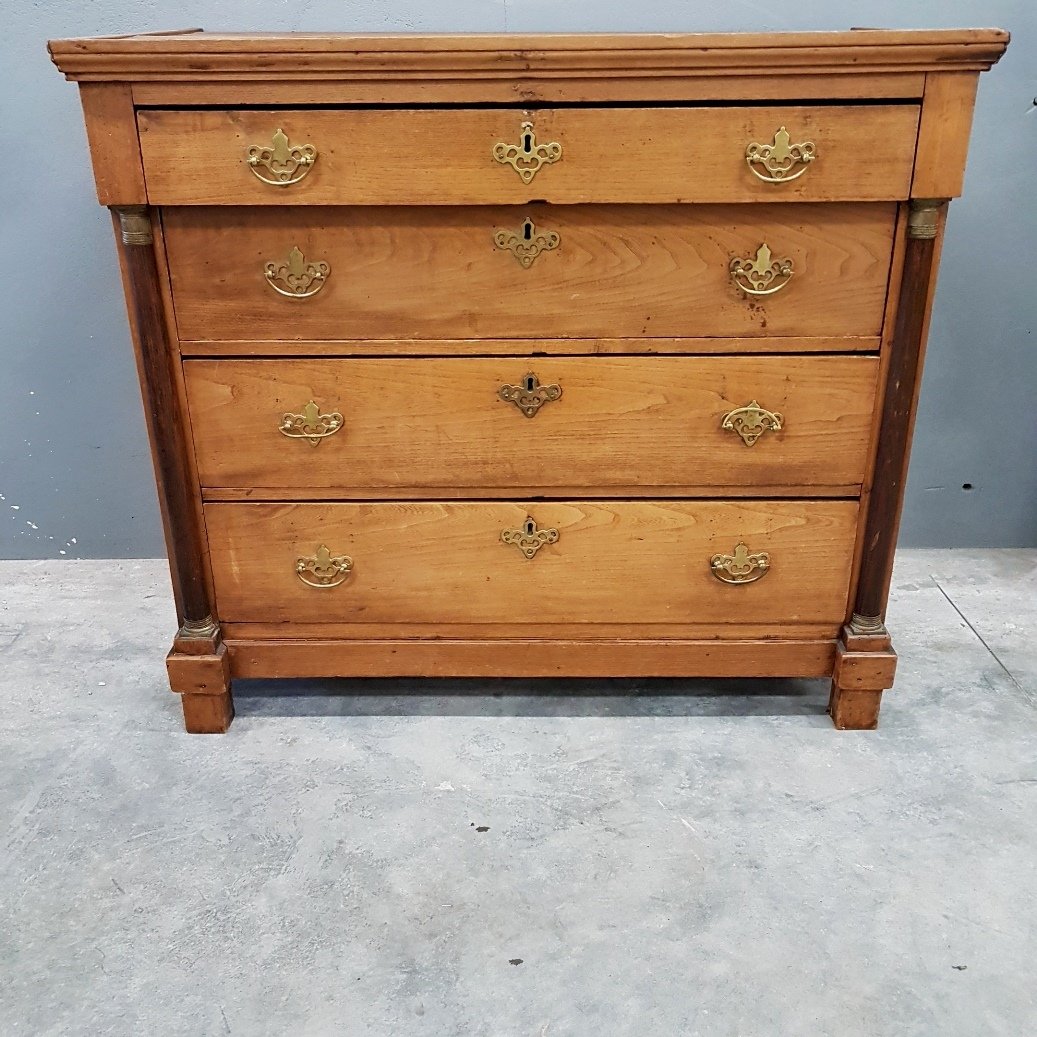 Antique Oak Empire Chest of Drawers, 1810 for sale at Pamono
