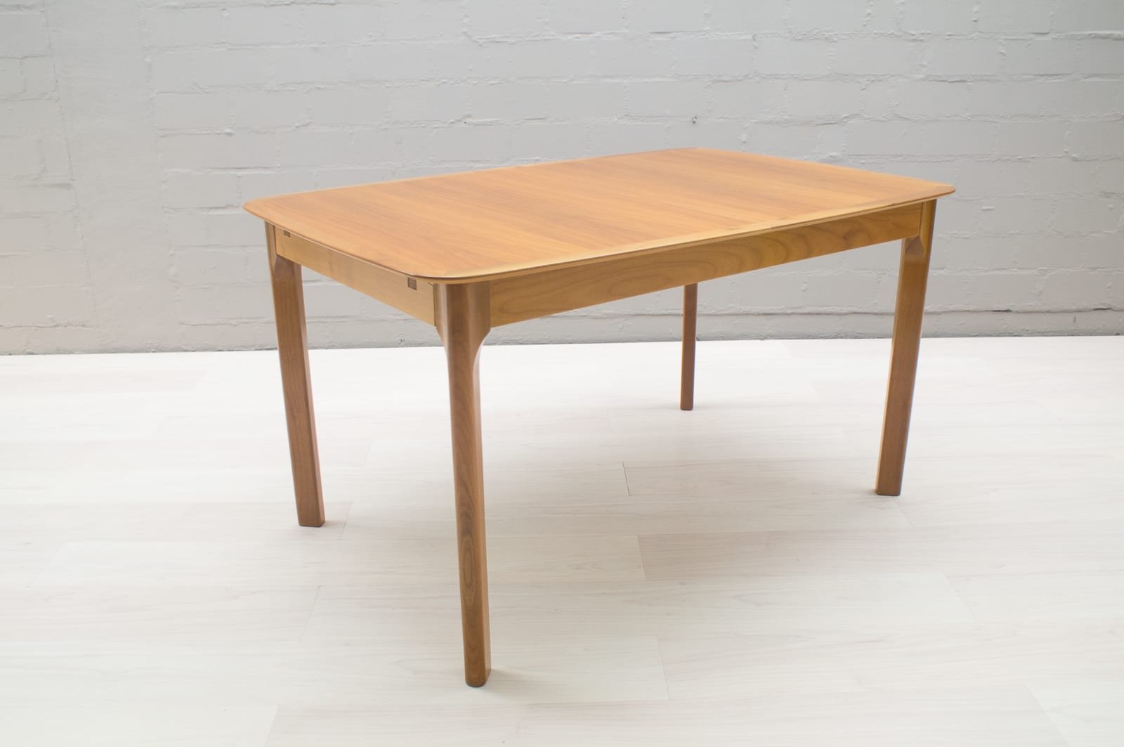 Mid Century Extendable Walnut Veneer Dining Table 1960s For At Mid Century Extendable Walnut Veneer Dining Table 1960s