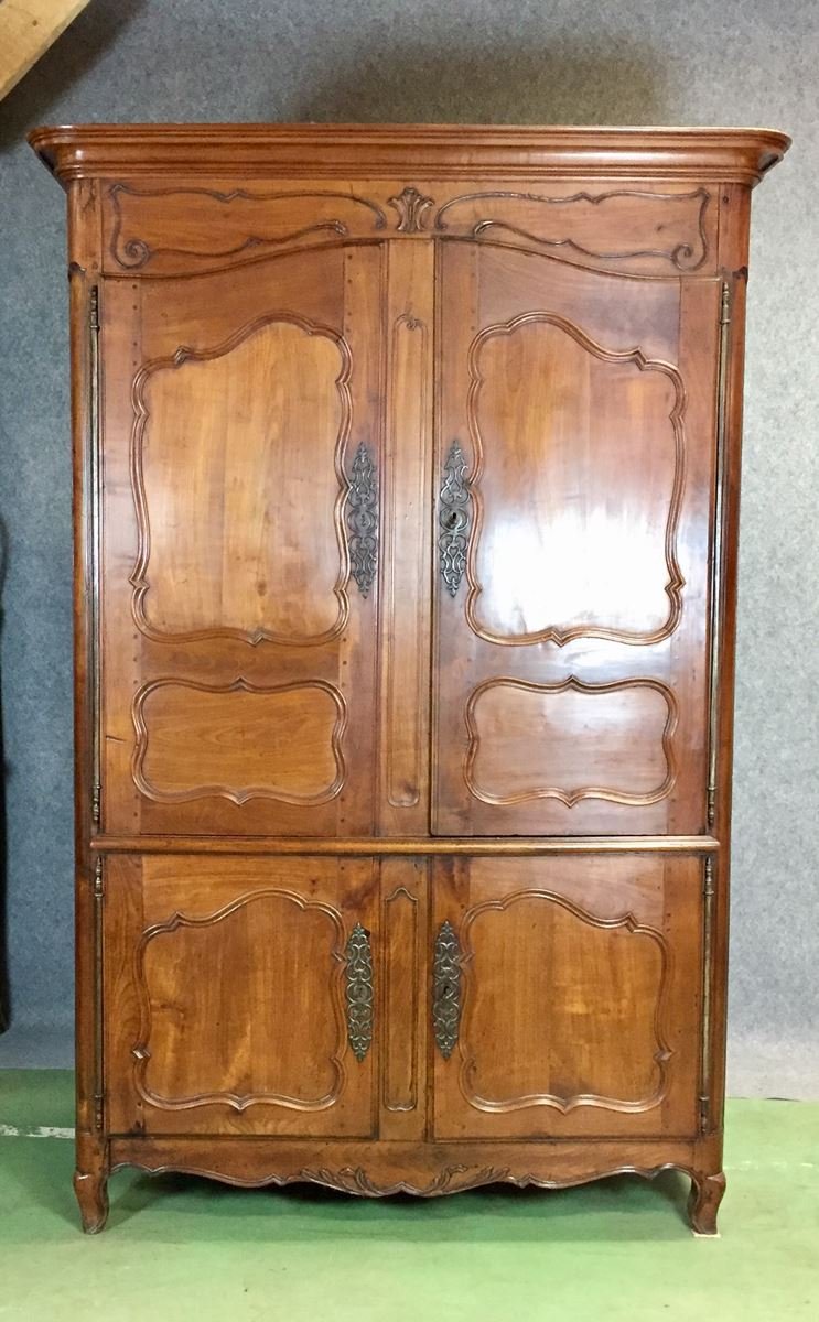 Antique Louis XV Cherry Cabinet for sale at Pamono