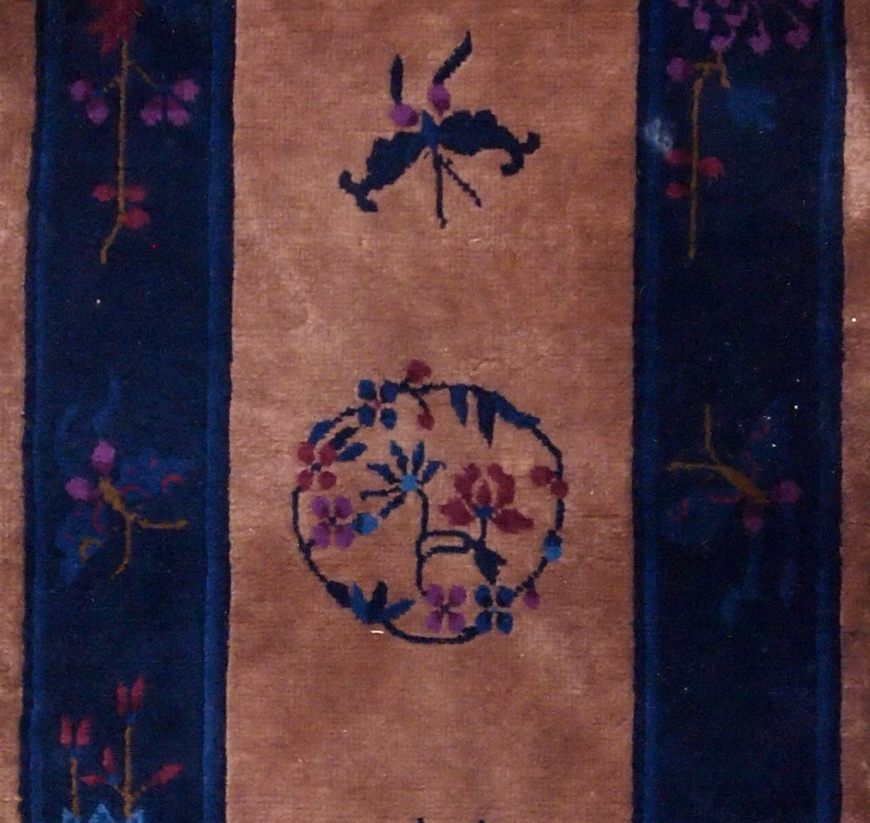 handgearbeiteter chinesischer art deco teppich 1920er 3