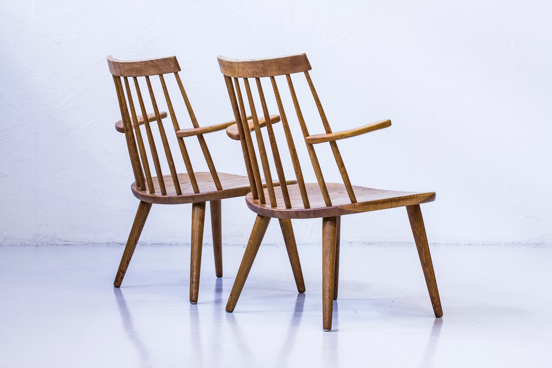 Sibbo Loungette Chairs by Yngve Ekström for Stolab, 1950s, Set of 2 for sale at Pamono Sibbo Loungette Chairs by Yngve Ekström for Stolab, 1950s, Set of 2 for sale at Pamono