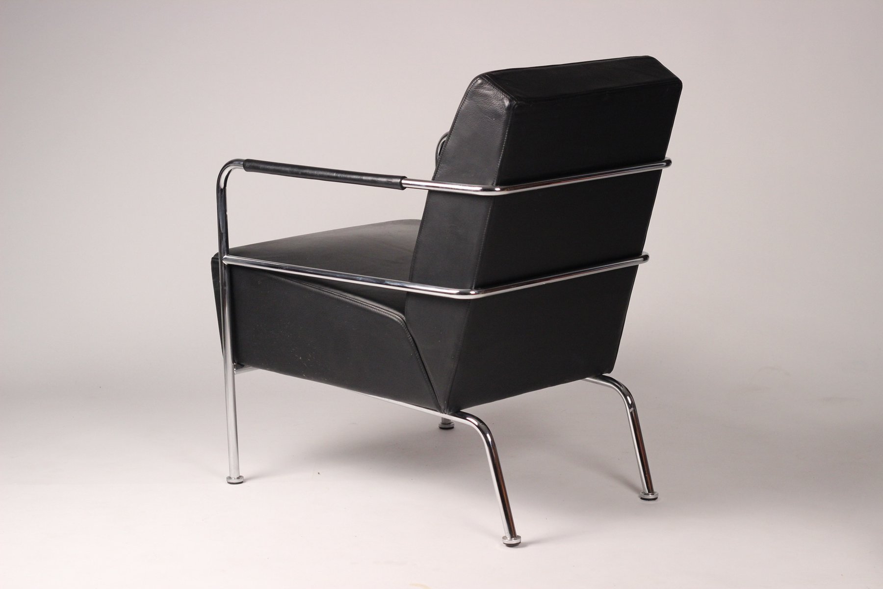 Leather Lounge Chair by Gunilla Allard for Lammhults, 1994 for sale at Pamono Leather Lounge Chair by Gunilla Allard for Lammhults, 1994 for sale at Pamono