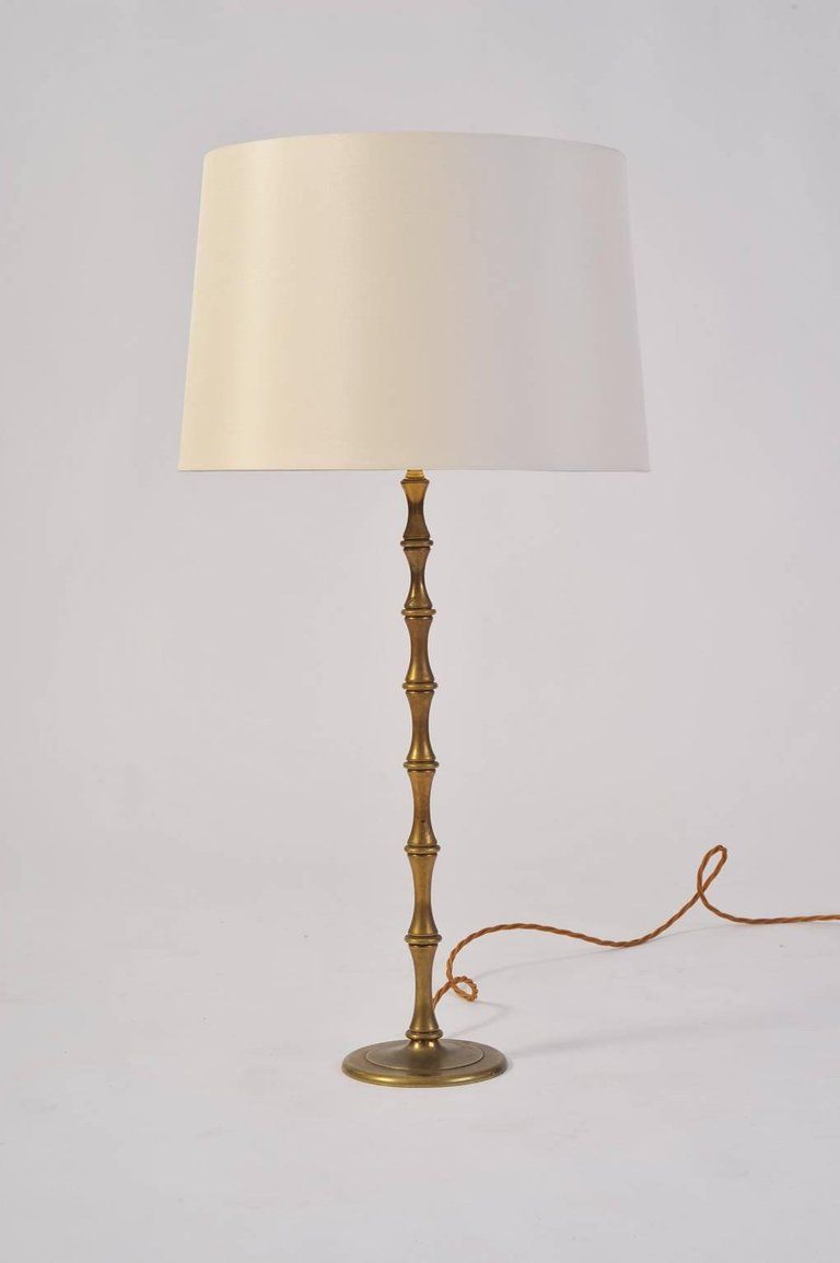 French Brass Faux Bamboo Table Lamp 1950s En Vente Sur Pamono French Brass Faux Bamboo Table Lamp 1950s