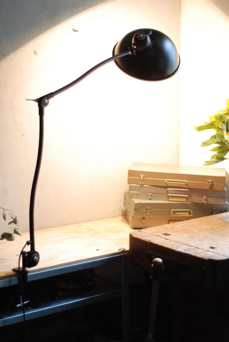 Articulated Desk Lamp With Clamp Base By Christian Dell For Helo