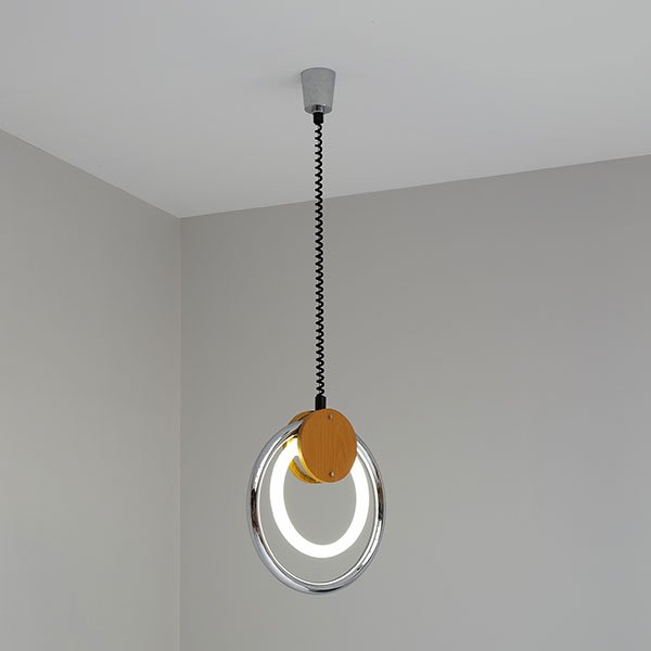 Vintage Pendant Lamp With Fluorescent Circular For At Pamono Vintage Pendant Lamp With Fluorescent Circular