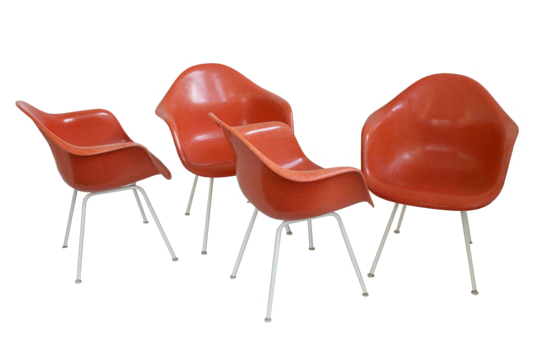 DAX Shell Chairs by Charles Eames for Vitra, 1950s, Set of 4 for sale