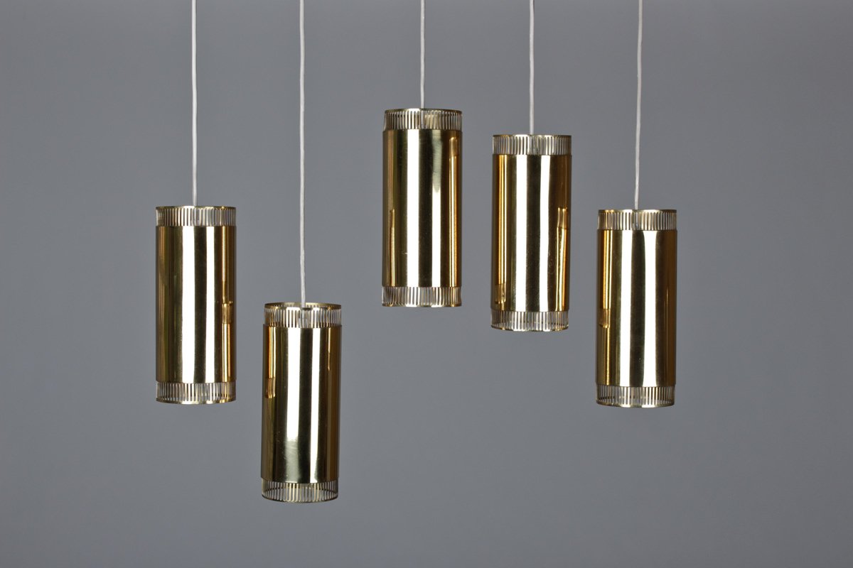 Vintage Small Brass Pendant Lights Set Of 5 For At Pamono Vintage Small Brass Pendant Lights Set Of 5 2 322 00