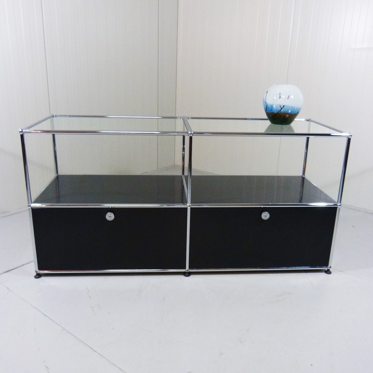 Modulares Sideboard System von Fritz Haller für USM Haller bei ... Modulares Sideboard System von Fritz Haller für USM Haller bei ...
