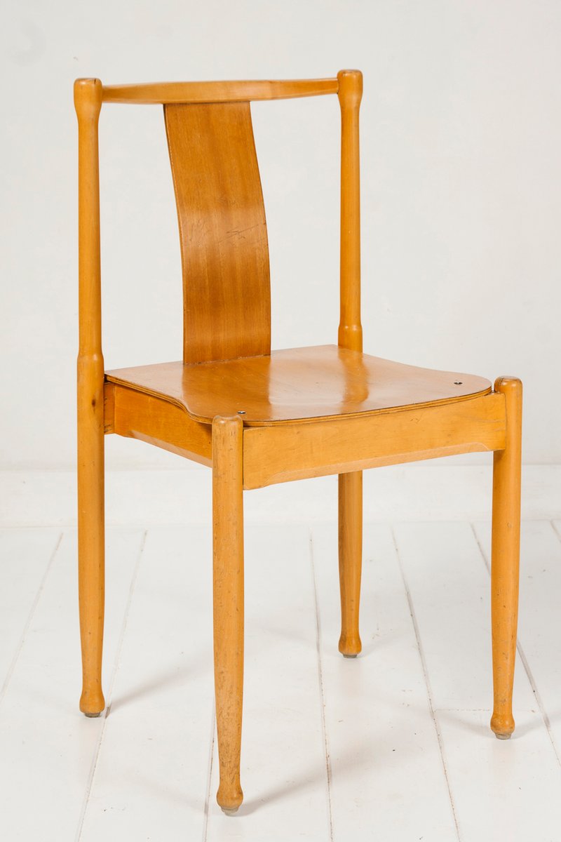 Vintage Swedish Stackable Chairs, Set of 6 for sale at Pamono
