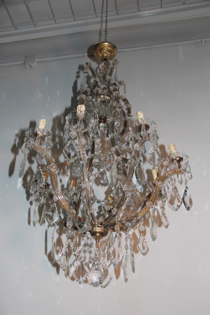 Large Italian Maria Theresa Chandelier 1920s For At Pamono Large Italian Maria Theresa Chandelier 1920s