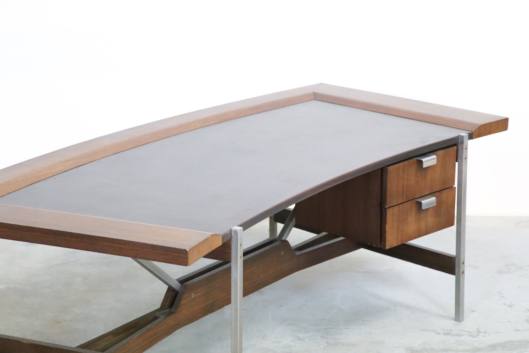 Vintage Rosewood Modernist Office Desk for sale at Pamono