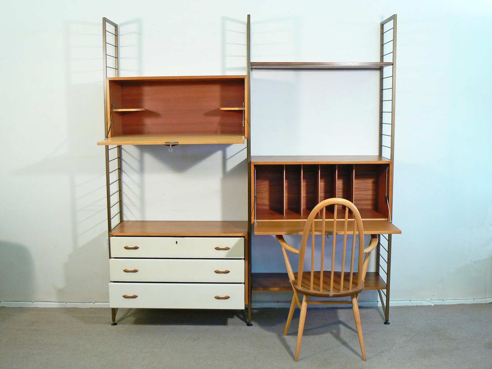 Mid Century Ladderax System by Robert Heal for Staples of Cricklewood