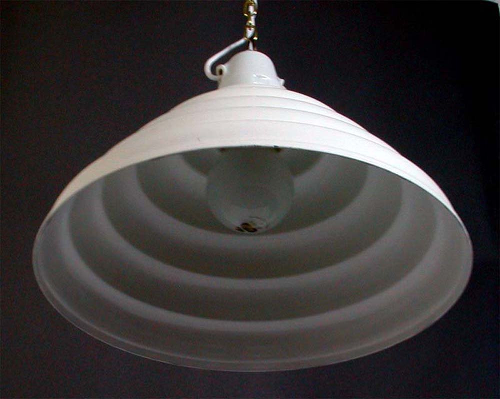 Enamel ceiling light