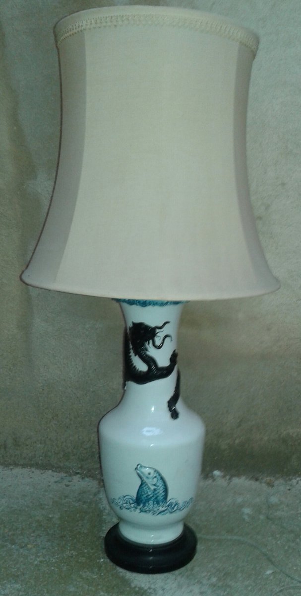 Vintage Oriental Style Fish Table Lamp For At Pamono Vintage Oriental Style Fish Table Lamp